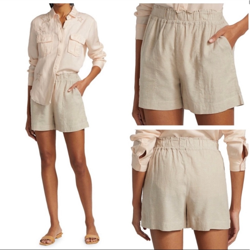Rails NWT Leighton Rayon & Linen Blend Short Size Large
